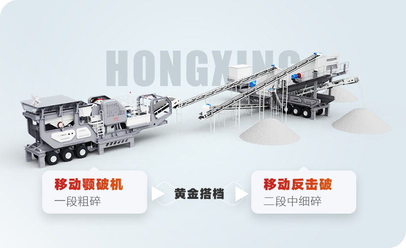 靈活現(xiàn)場，可自由專場的巖石移動破碎站全圖