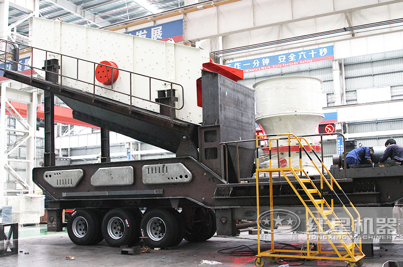移動系列：車載移動圓錐破，中細碎處理