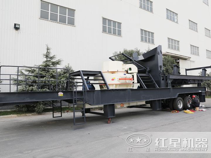移動式制砂破碎機(jī)多機(jī)組合，油電兩用更智能