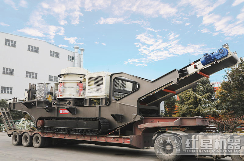 PLC自動(dòng)控制系統(tǒng)，大型環(huán)保車載移動(dòng)磕石機(jī) 
